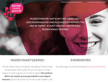 Tablet Screenshot of muziektherapie.nl